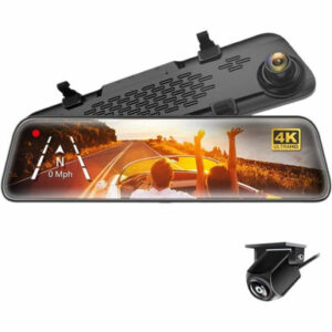 Adesso Orbit-D400 Rearview Dash And Back Up Cam